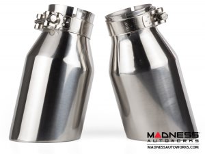 Custom Exhaust Tips - Set of 2 - Stainless Steel -  2.75" ID